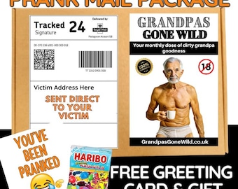 Streichpost: Opa's wilde Gag Geschenkbox