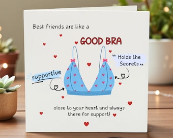 Funny Birthday Card Her Friendship Female Girl Friend Mum Humorous ...