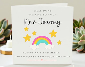 Tarjeta para futura mamá, tarjeta de felicitación por el embarazo, tarjeta para la llegada del bebé, tarjeta de felicitación para mamá, tarjeta para baby shower, tarjeta de recuerdo para la nueva mamá