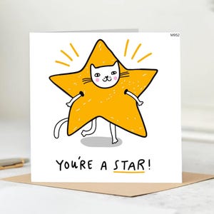 You&#39;re A Star, Funny Card, Love Card, Birthday, Anniversary Card ,Hilarious Greeting Card