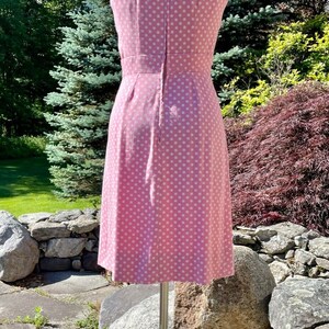 Vintage Suzy Perette Pink & White Polka Dot Sweet Summer Party Dress image 4