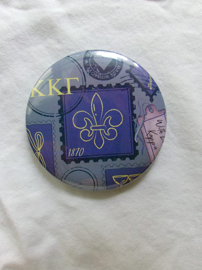 Sorority Gameday Button - Sorority Stamp - Gameday Pin 3