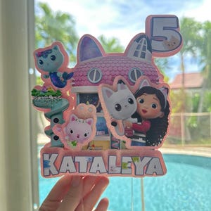 Gabby Dollhouse Cake Topper