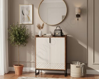 Modern 5 Tier Shoe Cabinet Organizer