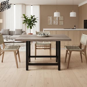Farmhouse Square Dining Table for Four