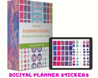 Digital Planner Stickers Bundle / goodnotes, xodo, one note, digital journal, ipad planner, tablet planner, android