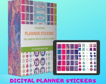 Digital Planner Stickers Bundle / goodnotes, xodo, one note, digital journal, ipad planner, tablet planner, android