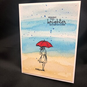 Handmade Greeting Card:  Encouragement in tough times
