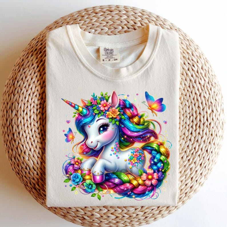 Watercolor Baby Unicorn Collection Clipart, 20 PNG Unicorn Clipart ...