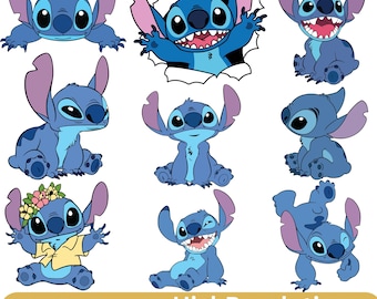 Blaues Alien SVG, Blaues Alien PNG, Cartoon Clipart, SVG, Schnittdateien für Cricut Silhouette, digitaler Download