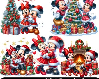 クリスマス、ミニー、ミッキーマウス、グーフィー、衣類印刷、昇華