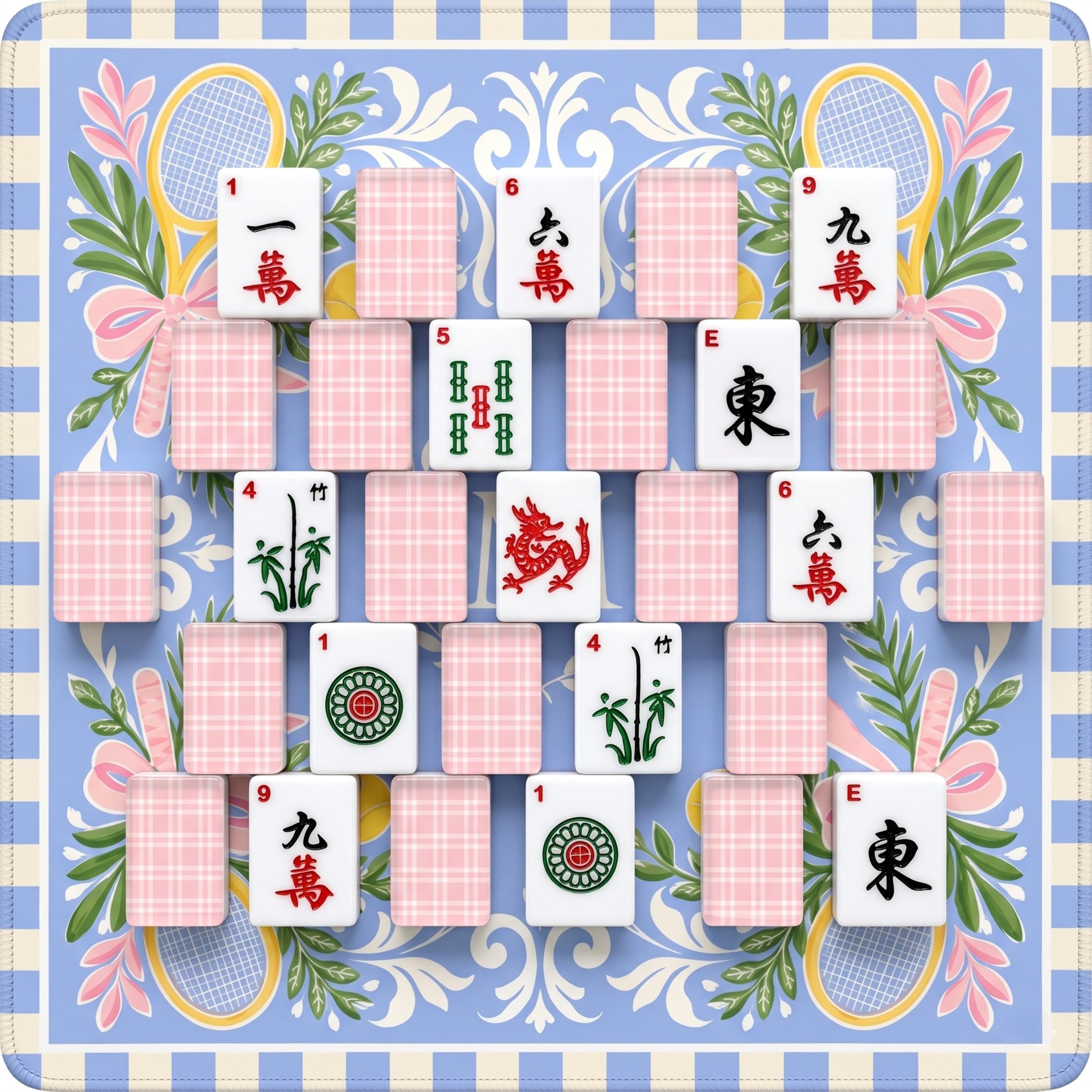 Mahjong Tile Set | Pink Mahjong Gift | Custom American Mah Jongg Tiles ...