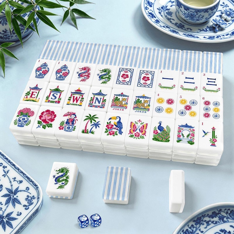 Coastal Mah Jong Tiles - Etsy