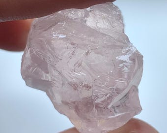 Raw Rose Quartz Stone 93 Carats: Natural Pink Gemstone For jewelry making