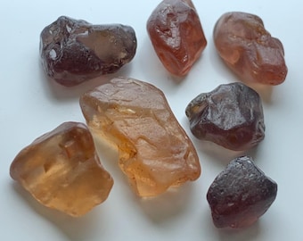 Raw Zircon Stones: 28 Carats African Gemstones, Jewelry Making