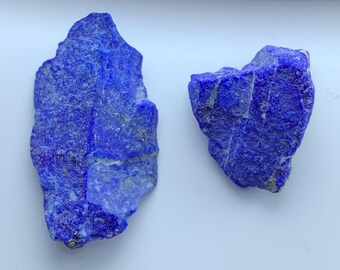Raw lazurite Crystal : 26 Carats Natural Uncut Gemstones for Jewelry Making