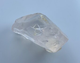 Raw Rose Quartz Stone: 62 Carats Natural Pink Gemstone