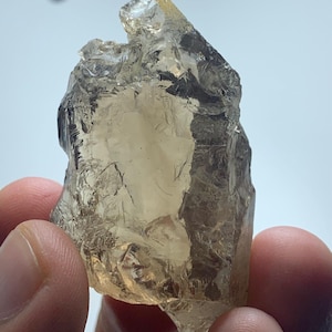 Rough Smoky Quartz Crystal 169 cts – Natural Uncut Gemstone Chunk, Earthy Brown Quartz Specimen for Jewelry, Collector & Decor