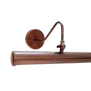 Luminaire Raw Brass Modern Painting Brass Tube Light Vanity Vintage Antique Picture Wall Light Solid Brass Fixture