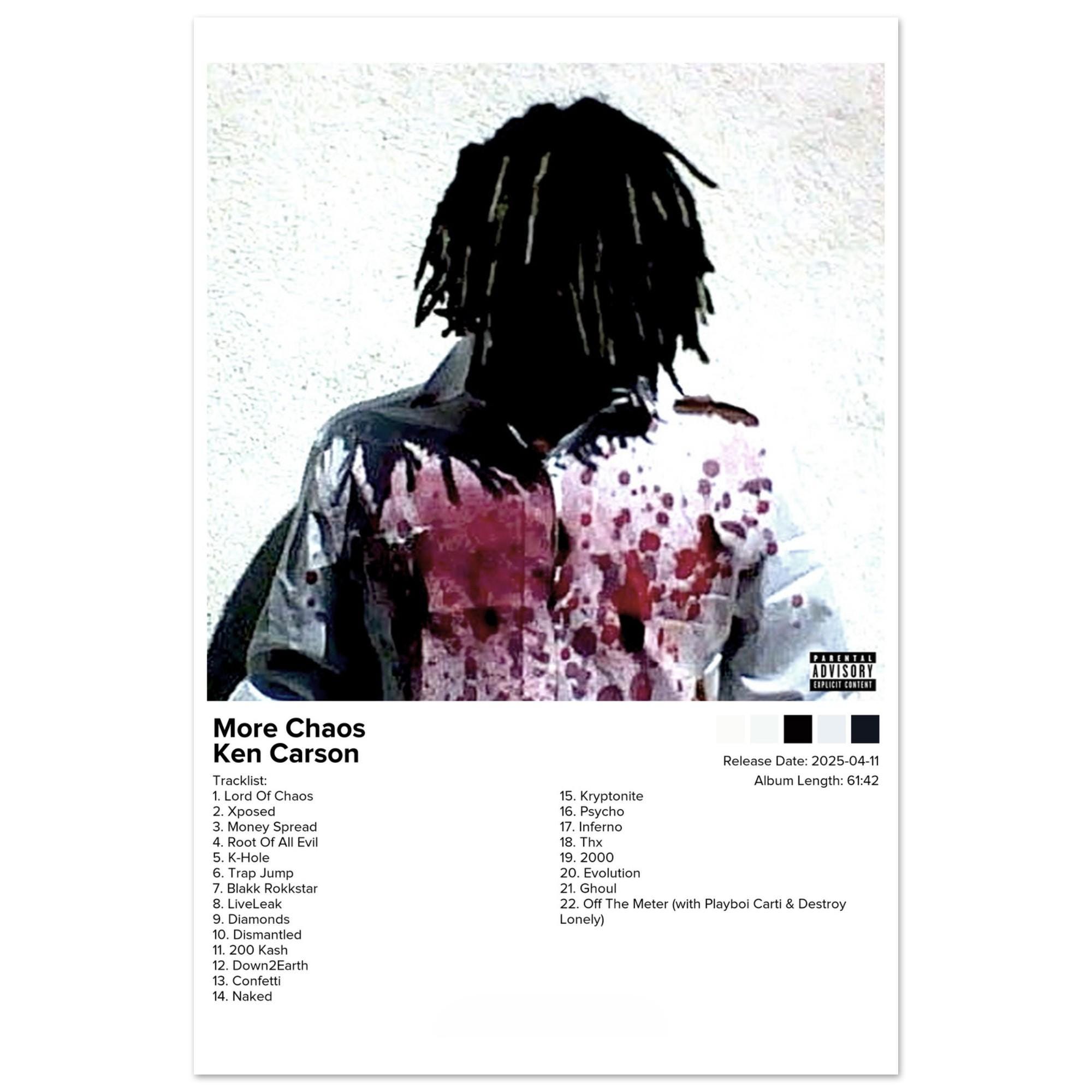 トップス Ken Carson /More Chaos Murder T XL OPIUM Ken Carson /More Chaos Murder T XL OPIUM