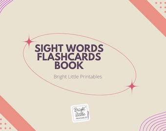Sight Words Flashcards & Book | Early Reading Printable Set
