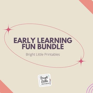 Early Learning Fun Bundle | Complete Preschool Printables Pack