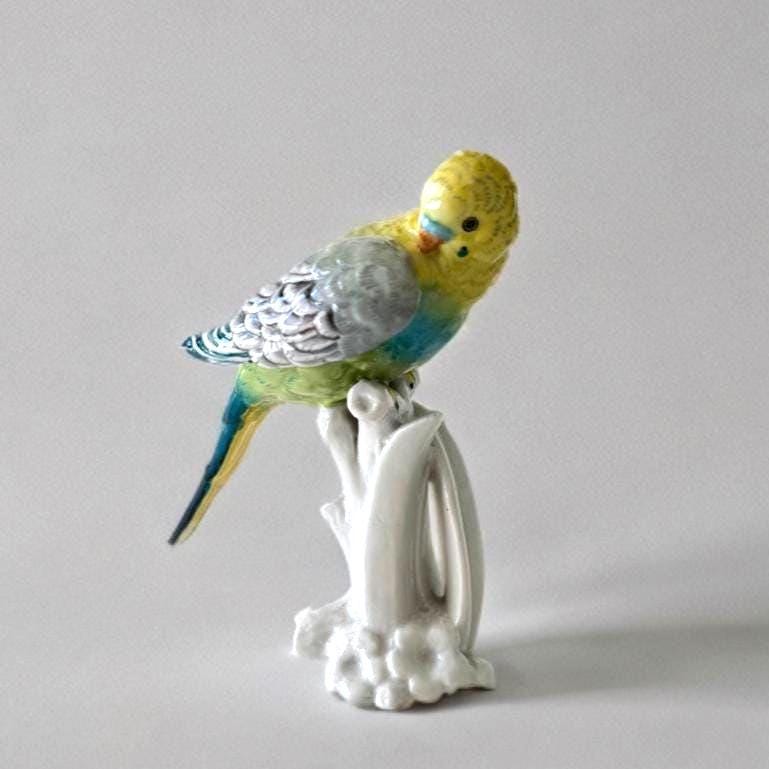 Vintage Budgie Figurine - Etsy UK