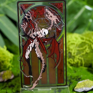 Sylus Liebe im Weltraum Acryl-Aufsteller | Schreibtischzubehör Schreibtischdekor - Wesentliches Sammlerstück für Fans | Geschenk für Sie