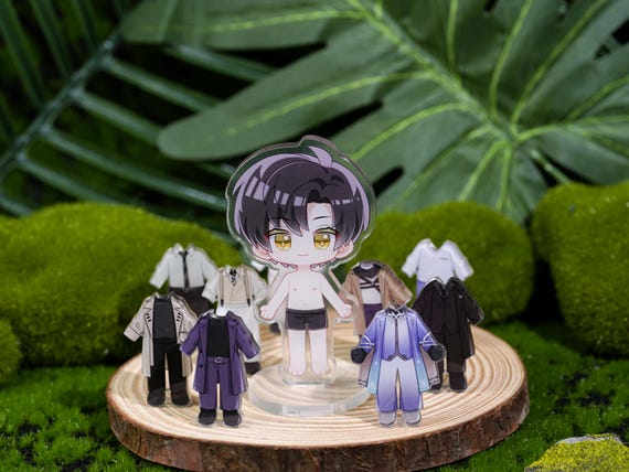 Zayne Love in Deepspace Acrylic Dress-Up Stand | 10Costume Sets