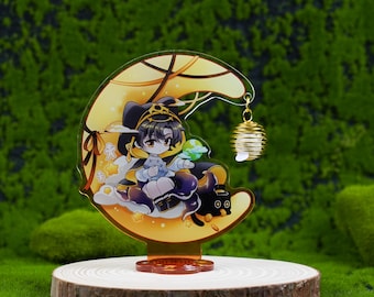 Lord of Mysteries Klein Moretti Acrylic Standee – Chibi Moon LED Night Light