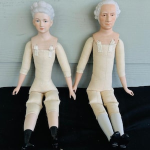 George and Martha Washington Dolls