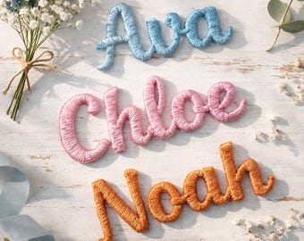 Toppa personalizzata con nome da stirare, scritta personalizzata in twill