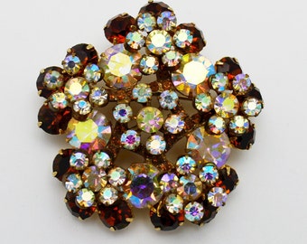 Juliana Flower Sprays Vintage Brooch by DeLizza and Elster