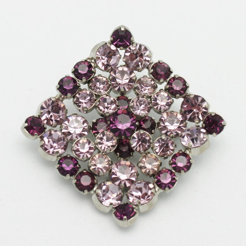 Vintage Purple Lavender Brooch image 4