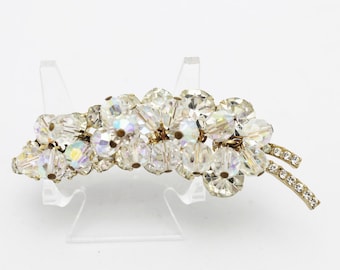 Juliana Crystals and Clear Rhinestone Brooch