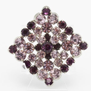 Vintage Purple Lavender Brooch image 1