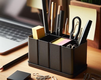 Organizzatore per ufficio moderno - Contenitore per scrivania minimalista
