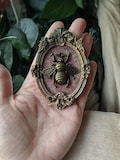 Boho decoration set: Ex-voto, taxidermied insect/snake, gothic wall art, bohemian style, cabinet of curiosities, witchcraft, esoteric product logo