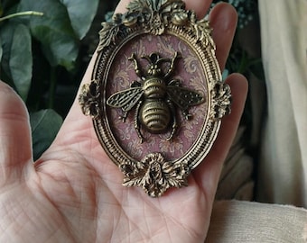 Boho-Dekorationsset: Votivgabe, präpariertes Insekt/Schlange, gotische Wandkunst, Bohème-Stil, Kuriositätenkabinett, Hexerei, Esoterik