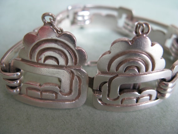 Victoria Sterling Taxco Mexico Bracelet - image 1