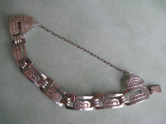 Victoria Sterling Taxco Mexico Bracelet - image 2