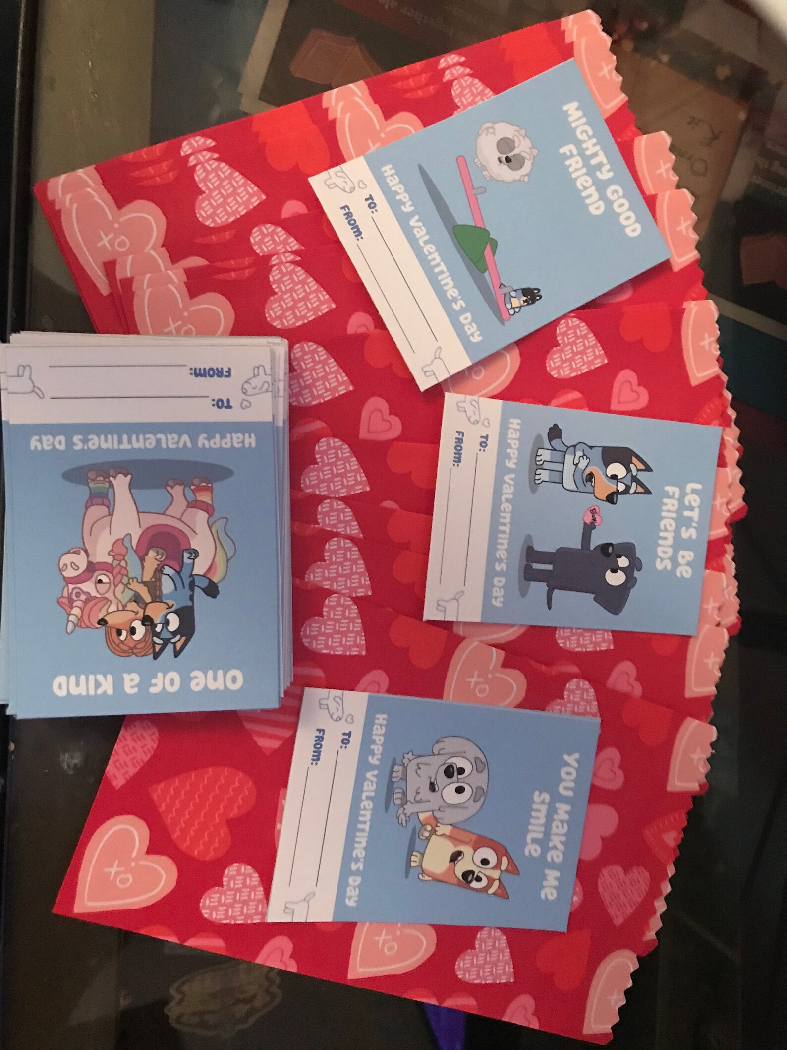 Bluey Valentine s Class Bundle Etsy
