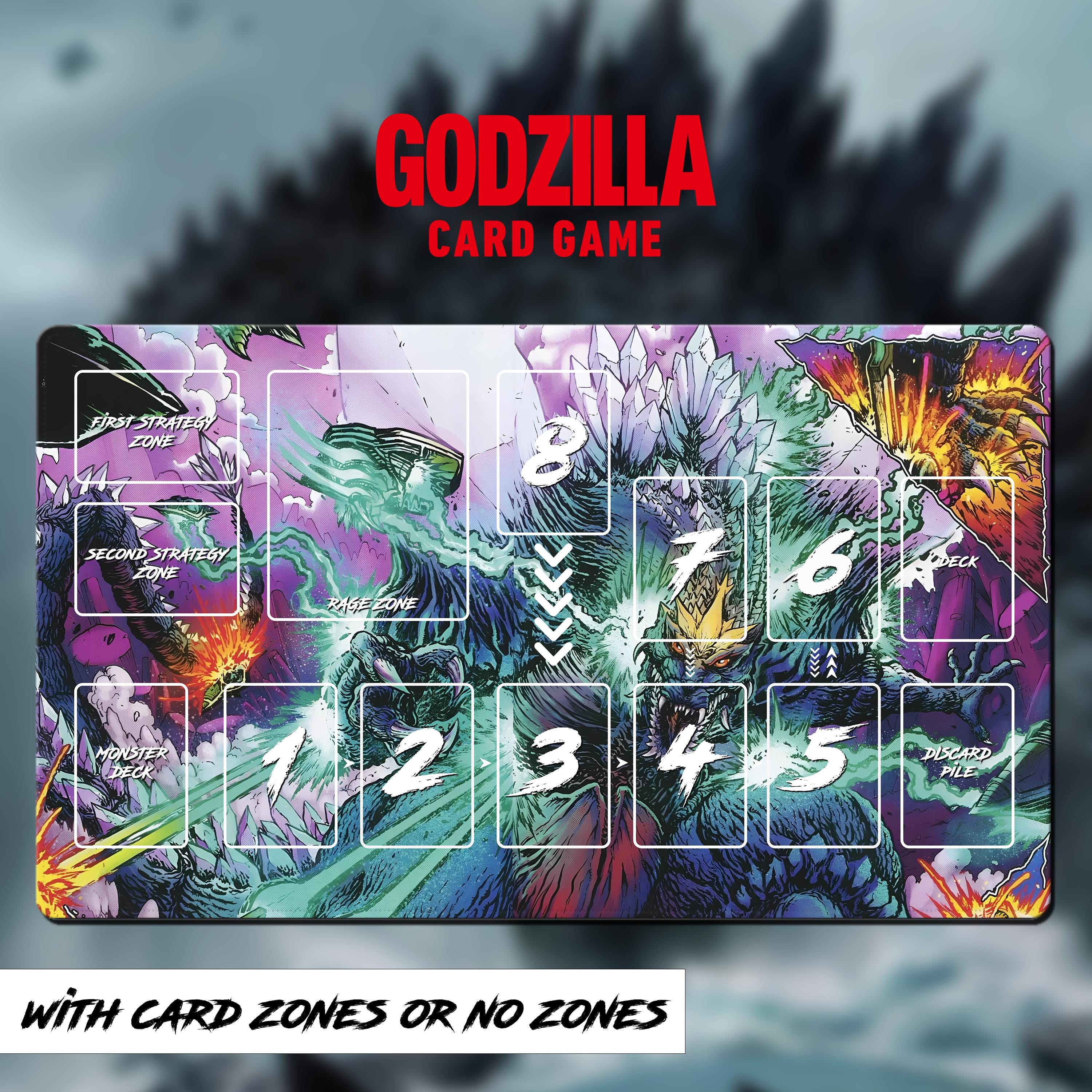 プレイマット ゴジラ - ゴジラ カードゲーム - 24インチ x 14インチ