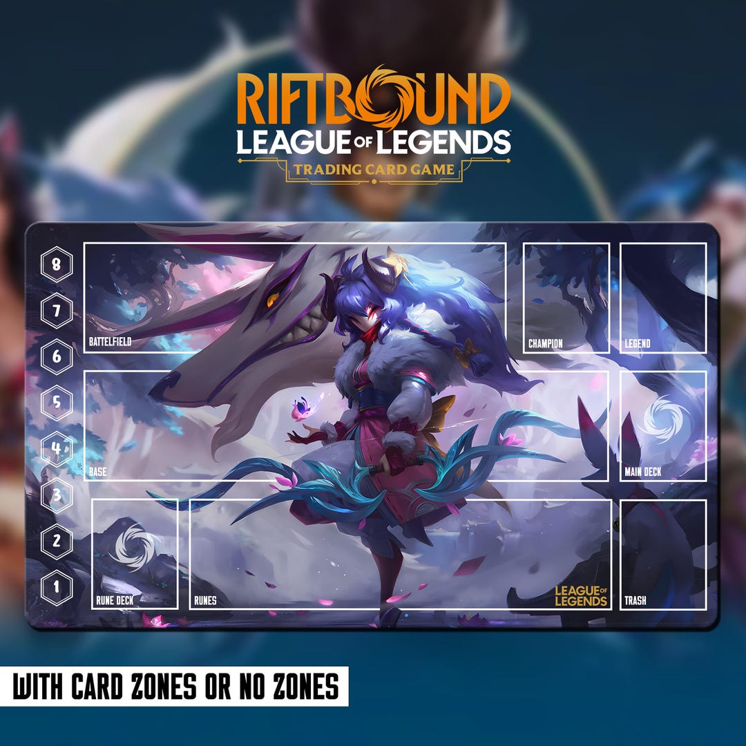 Playmat League of Legends Riftbound - Kindred - 24