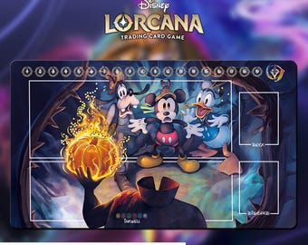 Lekmatta Lorcana - TCG Lorcana - Den Huvudlösa Ryttaren - 600 x 350 mm