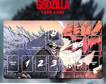 怪獣プレイマット - ゴジラ カードゲーム - 24インチ x 14インチ (600
