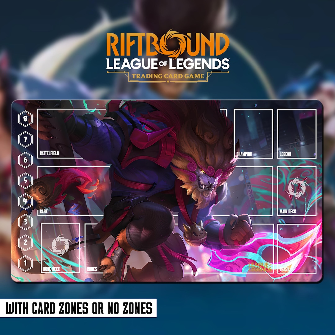 Playmat League of Legends Riftbound - Rengar - 24