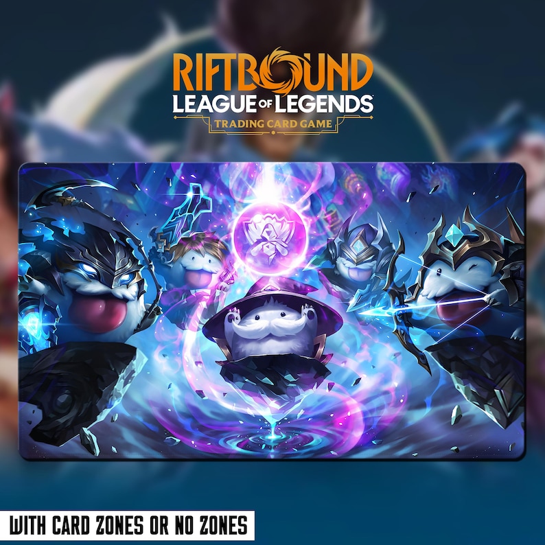 Transparent Background Riftbound Character Playmat League of Legends Riftbound - Poro Heros - 24