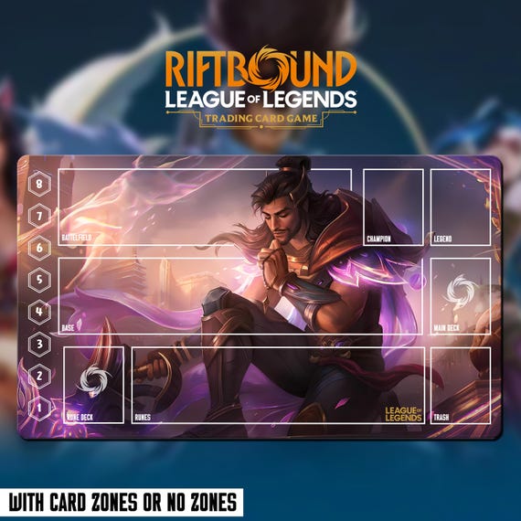 Playmat League of Legends Riftbound - Akshan - 24