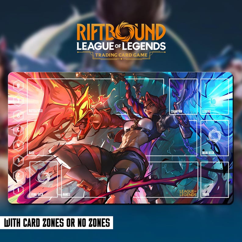 Playmat League of Legends Riftbound - Samira - 24